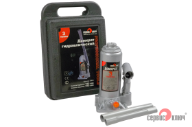 Домкрат (кейс) 3т гидравлический высота 180-350