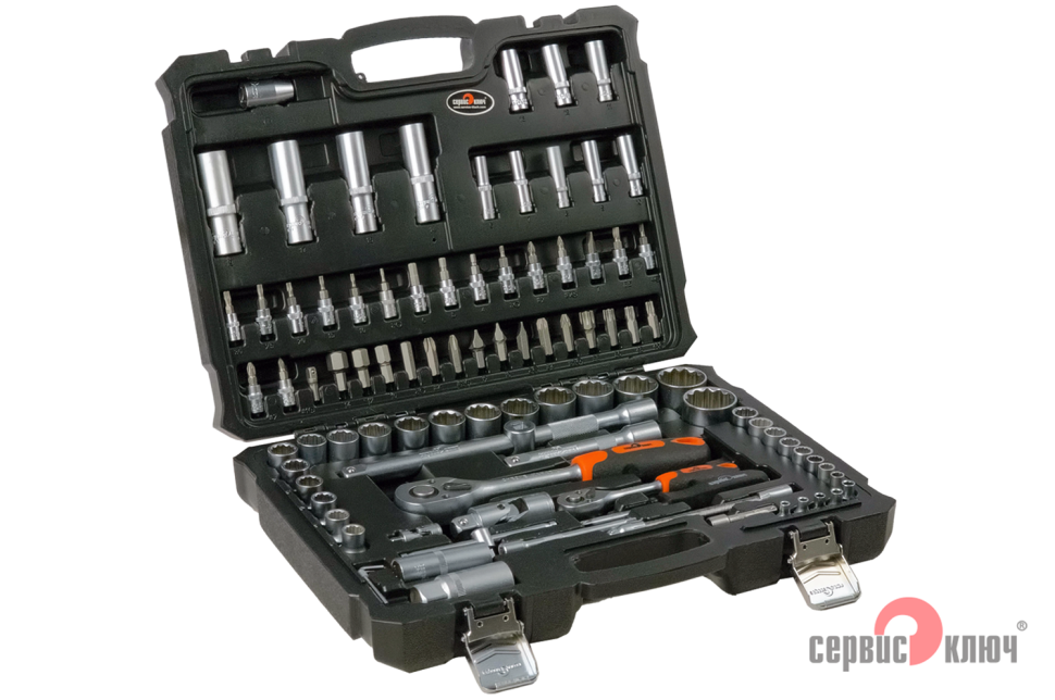 СЕРВИС КЛЮЧ Набор инструмента 94 предмета (12 граней)