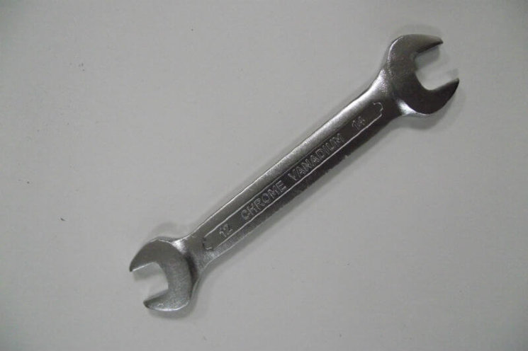 Ключ рожковый 12х14мм (холодный штамп) CR-V