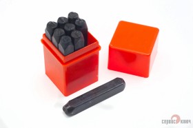 Набор клейм - цифры (9 предметов) 6мм