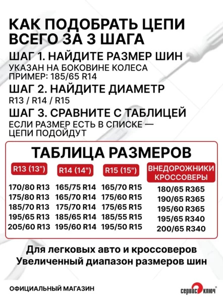 Цепи на колеса ромбическая в кейсе Газель
