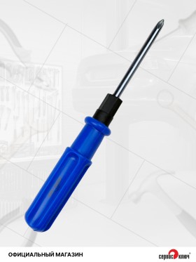 Отвертка двусторонняя PH2/SL6-75мм