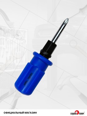 Отвертка двусторонняя PH2/SL6-38мм