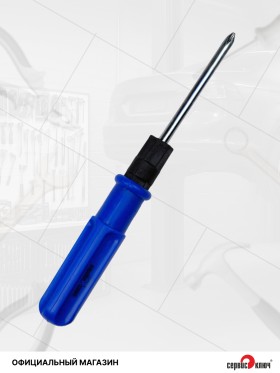 Отвертка двусторонняя PH2/SL5-65мм