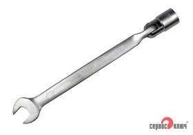 Ключ рожковый с карданной головкой 15 мм PROFFI удлиненный