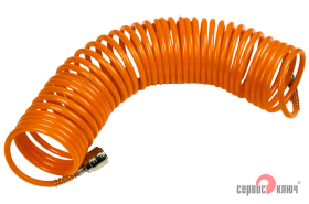 Шланг спиральный 10м с быстросъемным соединением