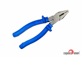 Пассатижи 180мм (с синими ручками)