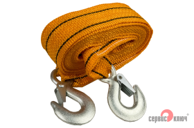Трос ленточный 3.5т эконом 2 крюка