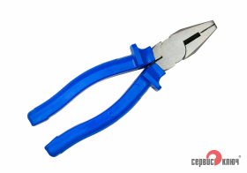 Пассатижи 200мм (с синими ручками)