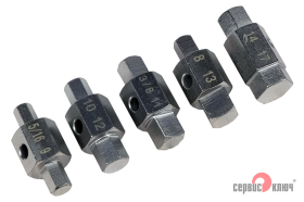 Набор бит для маслосливных пробок 5 предметов