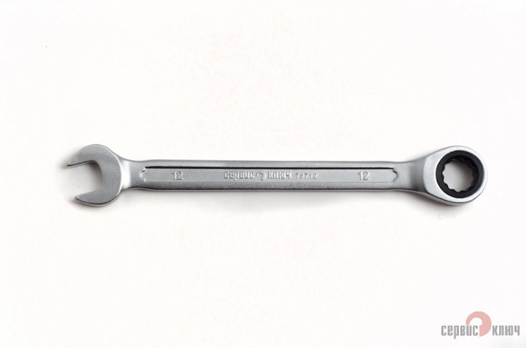 Ключ трещоточный 12мм (холодный штамп) CR-V
