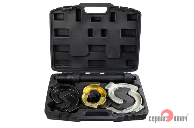 Стяжки пружин (набор для профессиональных работ 75-190мм ) 8 предметов