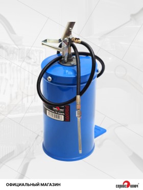 Нагнетатель для консистентной смазки большой 16л