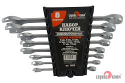 Набор ключей  8 предметов (8.9.10.12.13.14.17.19) холодный штамп CR-V PROFFI