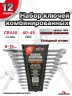 Набор ключей 12 предметов PROFFI (6.7.8.9.10.11.12.13.14.15.17.19.) холодный штамп CR-V