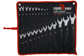 Набор ключей 22 предмета сумка (6-19, 21,22,24,27,30,32) холодный штамп CR-V