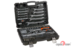 СЕРВИС КЛЮЧ Набор инструмента (82 предмета) (12 граней)