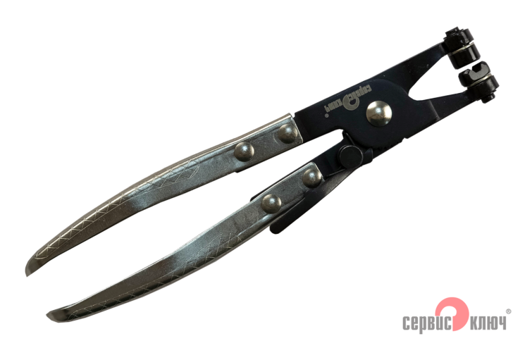 Клещи для самозажимных хомутов с фиксатором