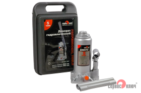 Домкрат (кейс) 5т гидравлический высота 200-405